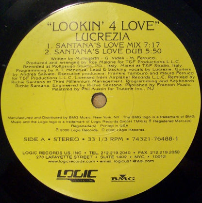 Lucrezia : Lookin' 4 Love (12")
