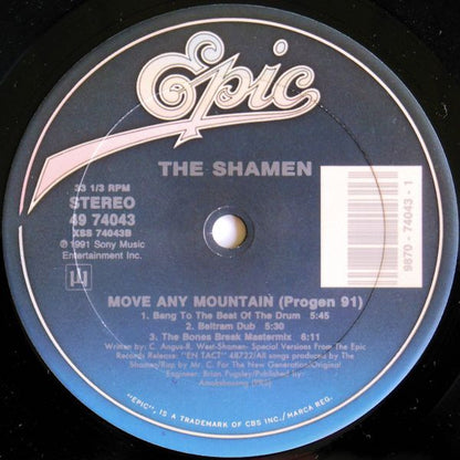 Shamen* : Move Any Mountain - Progen 91 (12", Single)