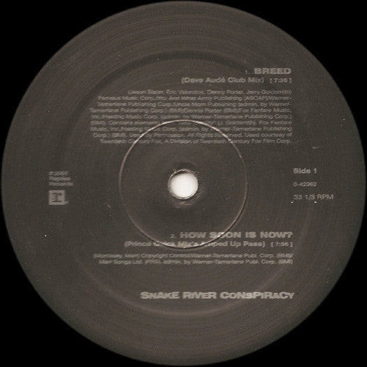 Snake River Conspiracy : Breed / How Soon Is Now? (12")
