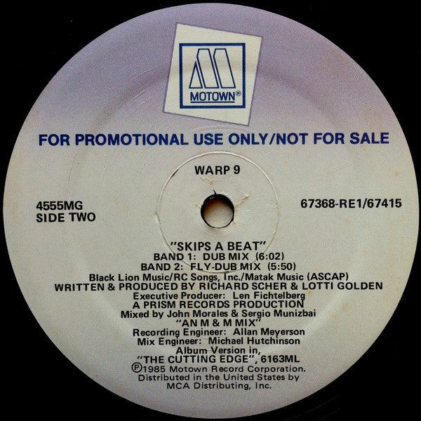 Warp 9 : Skips A Beat (12", Promo)
