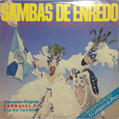 Various : Sambas De Enredo Das Escolas De Enredo Do Grupo 1A - Carnaval 86 - Rio De Janeiro (LP, Album)