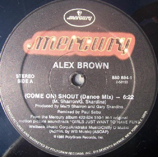 Alex Brown : (Come On) Shout (12")