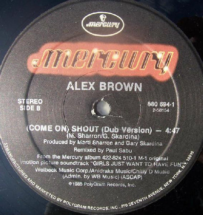 Alex Brown : (Come On) Shout (12")