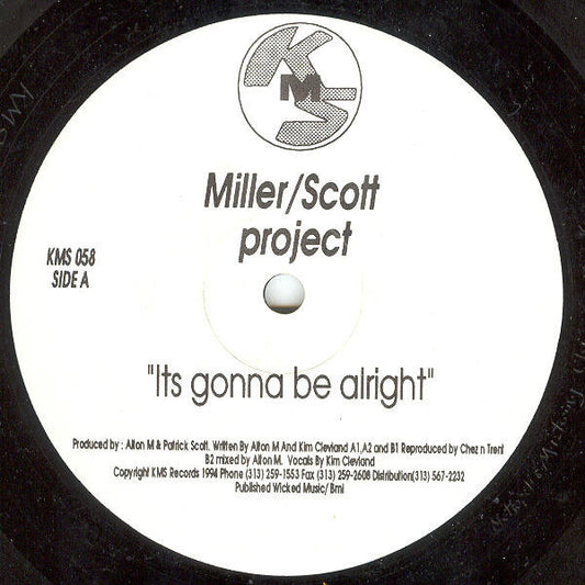 Miller / Scott Project : It's Gonna Be Alright (12")
