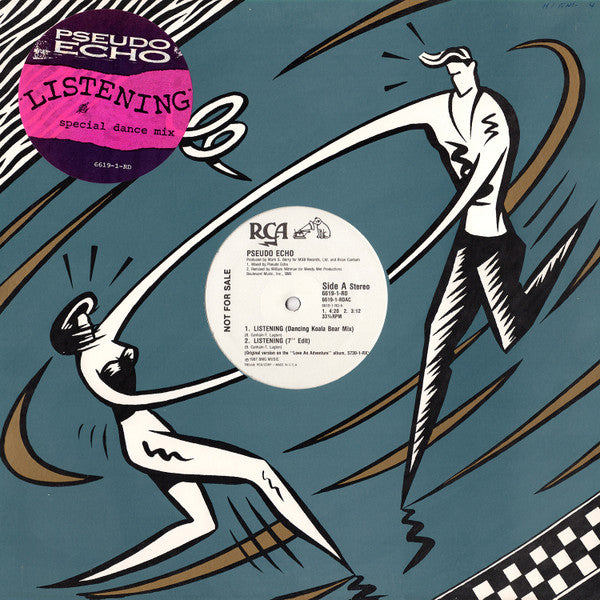 Pseudo Echo : Listening (12", Promo)