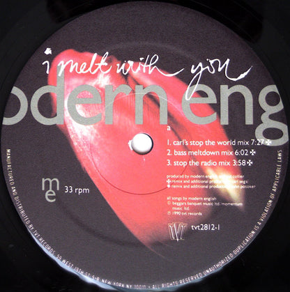 Modern English : I Melt With You (12")