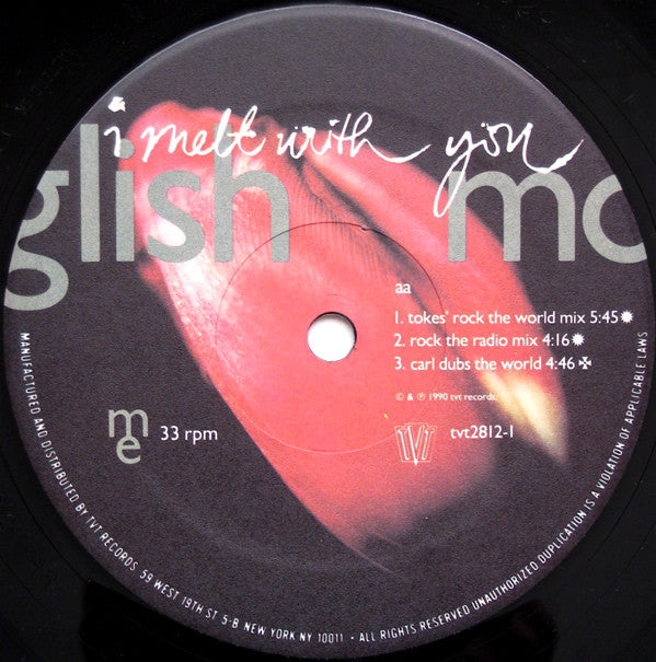Modern English : I Melt With You (12")