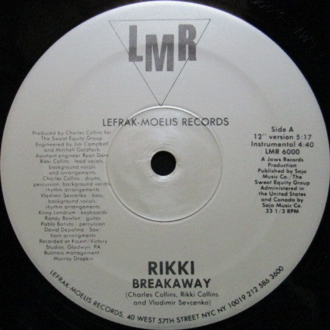 Rikki (4) : Breakaway (12")