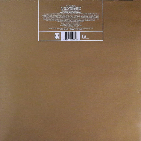 Sounds Of Blackness : The Pressure / Hold On (Change Is Comin') (12", Single)