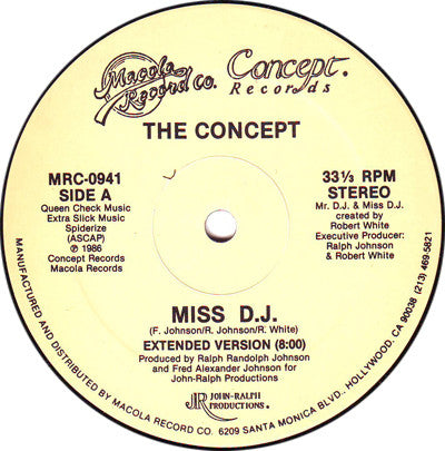 The Concept : Miss D.J. (12")