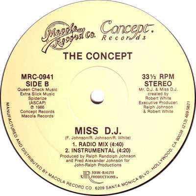 The Concept : Miss D.J. (12")