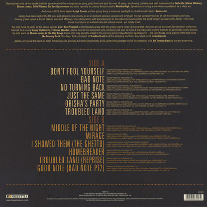 Speedometer (2) Featuring James Junior : No Turning Back (LP, Album)