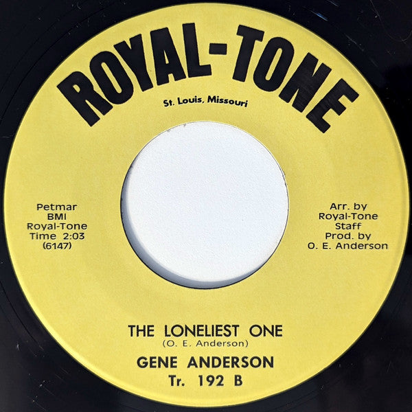 Gene Anderson : The Gigilo / The Loneliest One (7")