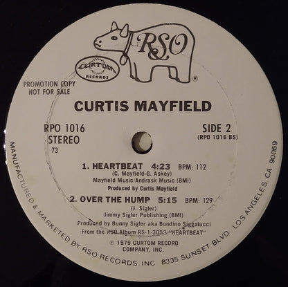 Curtis Mayfield : Tell Me, Tell Me (How Ya Like To Be Loved) (12", Promo)