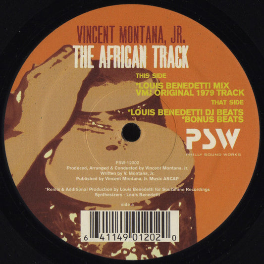 Vincent Montana, Jr. : The African Track (12")