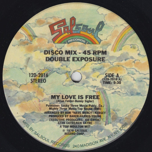 Double Exposure / Salsoul Orchestra* : My Love Is Free / It Don't Have To Be Funky (To Be A Groove) (12")