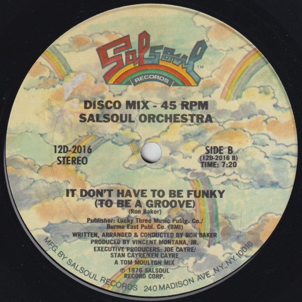 Double Exposure / Salsoul Orchestra* : My Love Is Free / It Don't Have To Be Funky (To Be A Groove) (12")