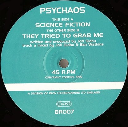 Psychaos : Science Fiction / They Tried To Grab Me (12")