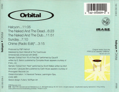 Orbital : Halcyon (CD, Maxi)