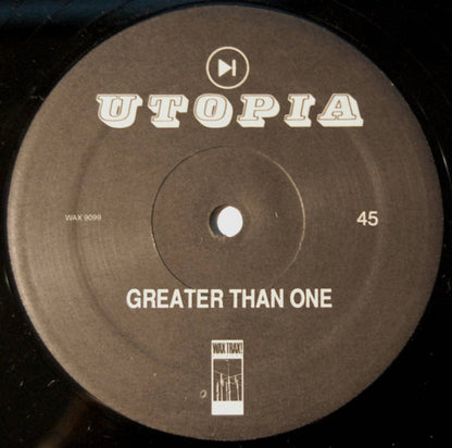 Greater Than One : Utopia (12")