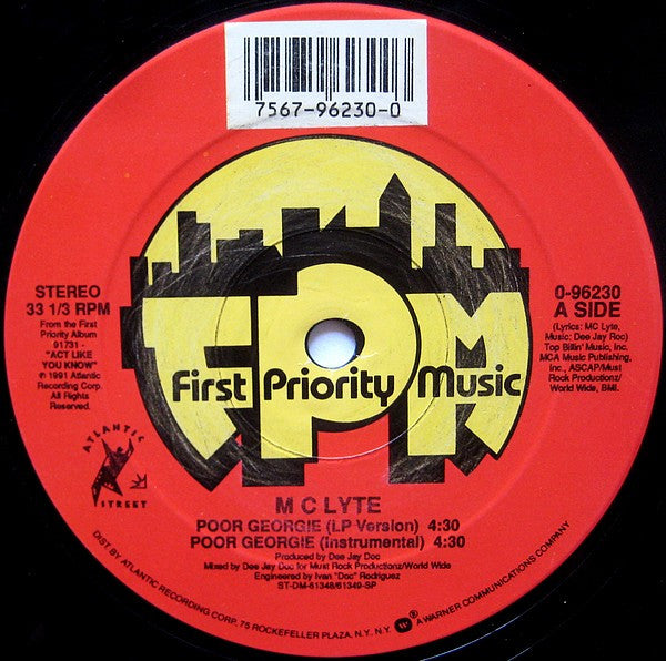 M C Lyte* : Poor Georgie / Search 4 The Lyte (12")