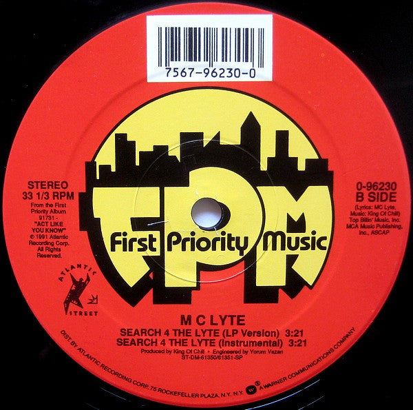 M C Lyte* : Poor Georgie / Search 4 The Lyte (12")