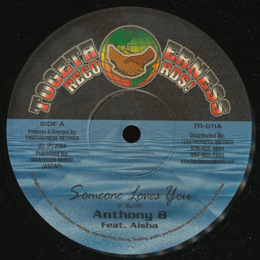 Anthony B Feat. Aisha Davis : Someone Loves U (12")