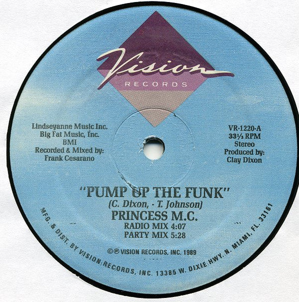 Princess M.C. : Pump Up The Funk (12")