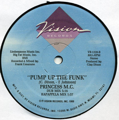 Princess M.C. : Pump Up The Funk (12")