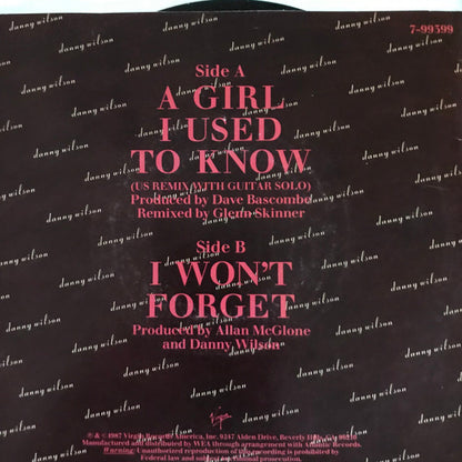 Danny Wilson (2) : A Girl I Used To Know (7", Single)