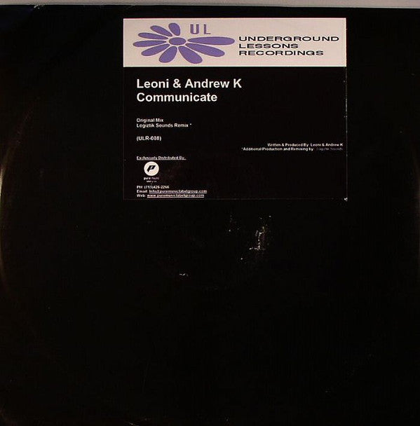 Leoni & Andrew K : Communicate (12")