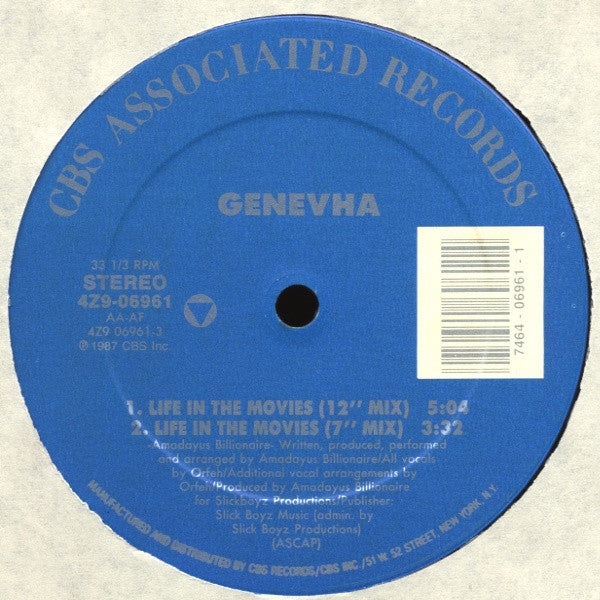 Genevha : Life In The Movies (12")