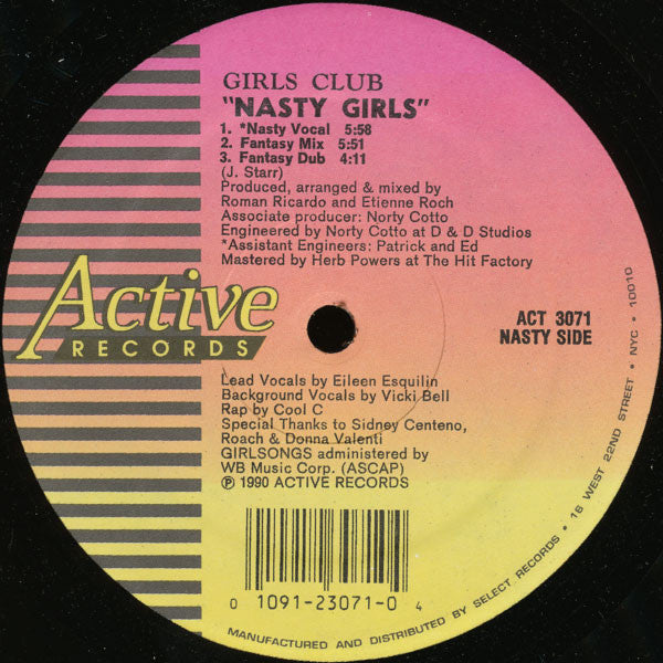 Girls Club* : Nasty Girls / How Could You Have The Heart (12", Single)