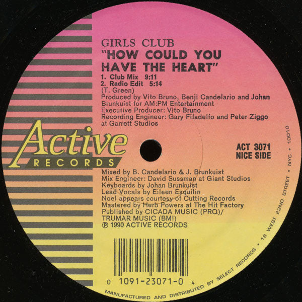Girls Club* : Nasty Girls / How Could You Have The Heart (12", Single)