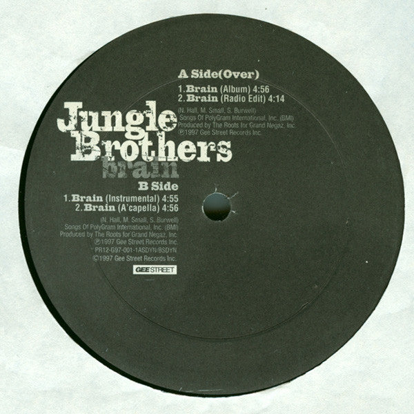 Jungle Brothers : Brain (12", Promo)