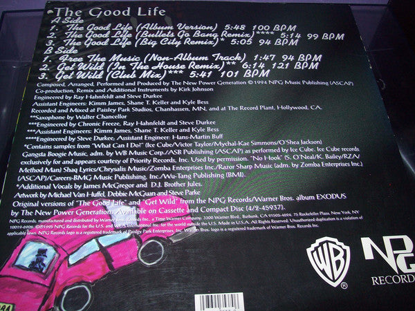 The New Power Generation : The Good Life (12", Maxi)