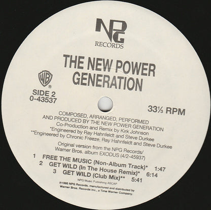 The New Power Generation : The Good Life (12", Maxi)