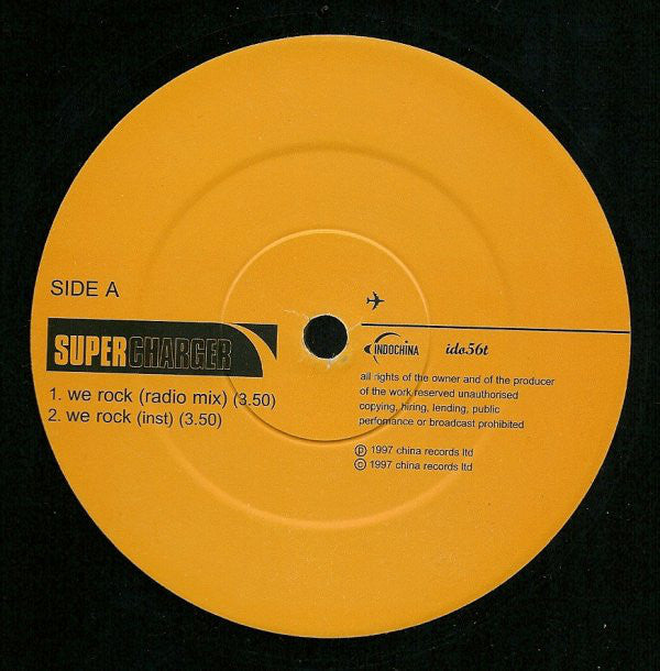 Supercharger : We Rock (12", Single)