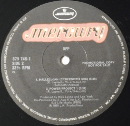 DFP : Hallelujah (12", Promo)