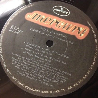 Will Downing : There's No Living Without You (12", Single)