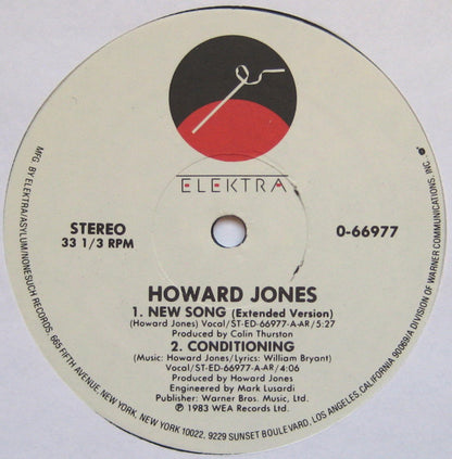 Howard Jones : New Song (12", EP, All)