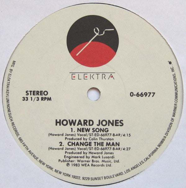 Howard Jones : New Song (12", EP, All)
