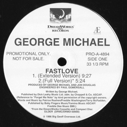 George Michael : Fastlove (12", Promo)