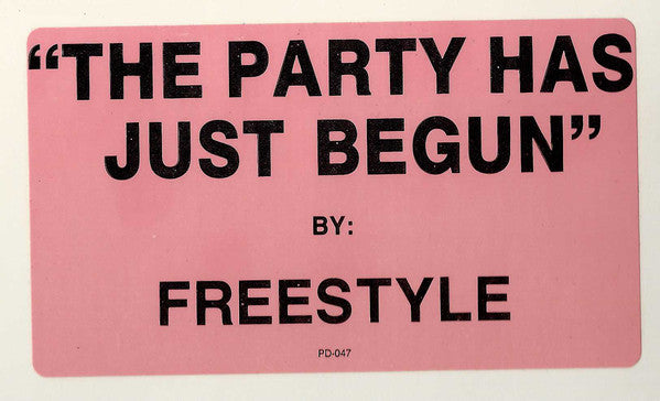 Freestyle : The Party Has Just Begun (12", Promo, RE)
