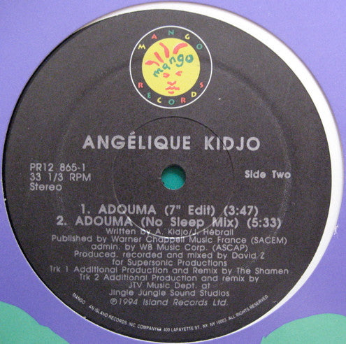 Angelique Kidjo* : Adouma (12")