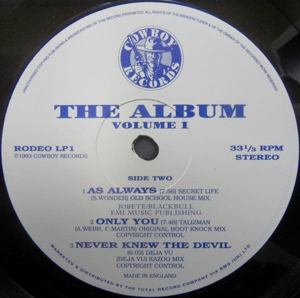 Various : Cowboy Records - The Album - Volume 1 (2xLP, Comp)