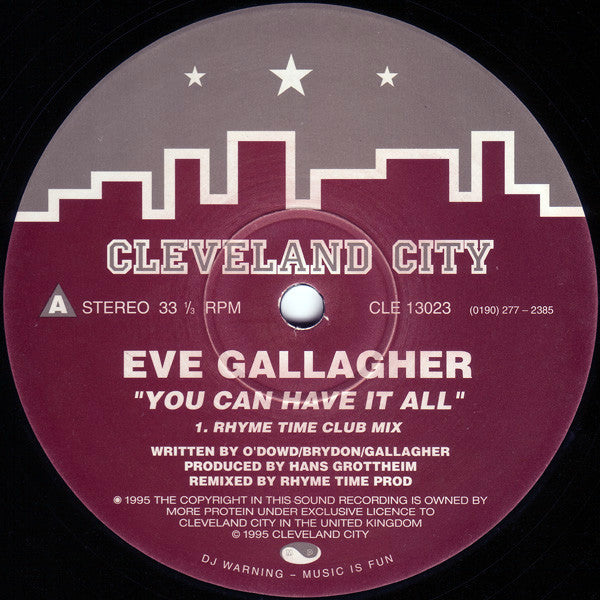 Eve Gallagher : You Can Have It All (12")