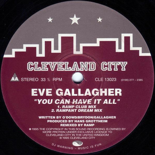 Eve Gallagher : You Can Have It All (12")