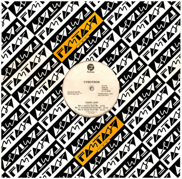 Cybotron : Cosmic Cars (12", Promo)