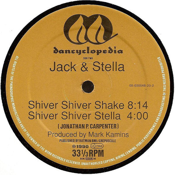 Jack & Stella : Shiver Shiver Shake (12")